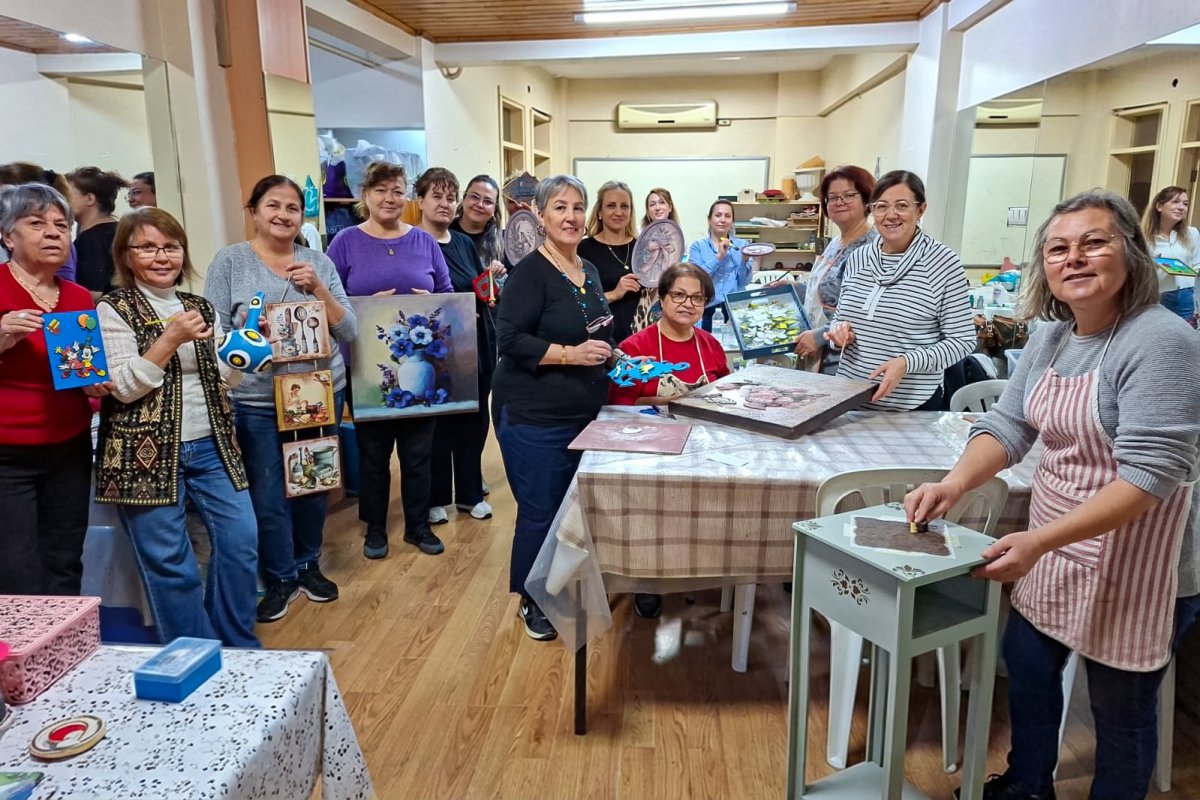 EFELER'DE KADINLAR ÜRETEREK GÜÇLENİYOR.