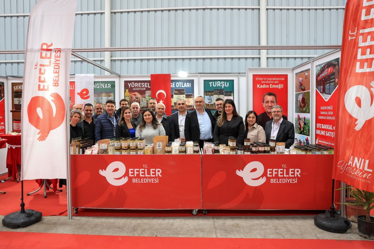 EFELER’İN ÜRÜNLERİ TARIM FUARINDA YERİNİ ALDI.