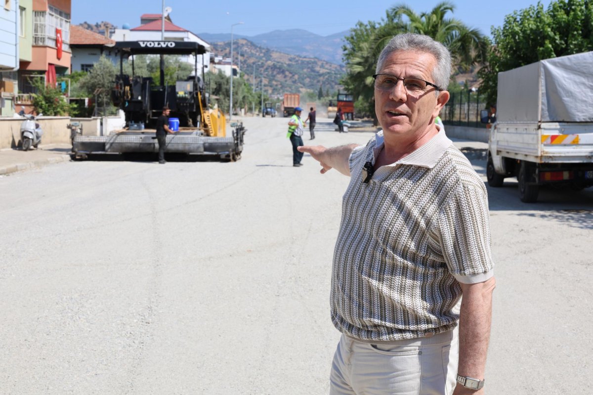 BAŞKAN TETİK YOL ÇALIŞMALARINI İNCELEDİ..