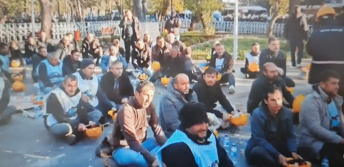 DORUK MADEN İŞÇİLERİ DİRENİŞE DEVAM EDİYOR.