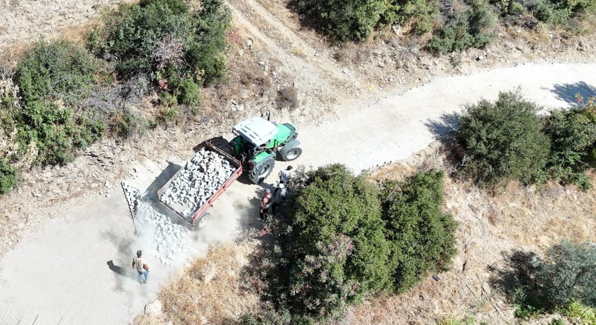 NAZİLLİ'DE YAYLAPINAR VE APAKLAR’A YENİ YOL..