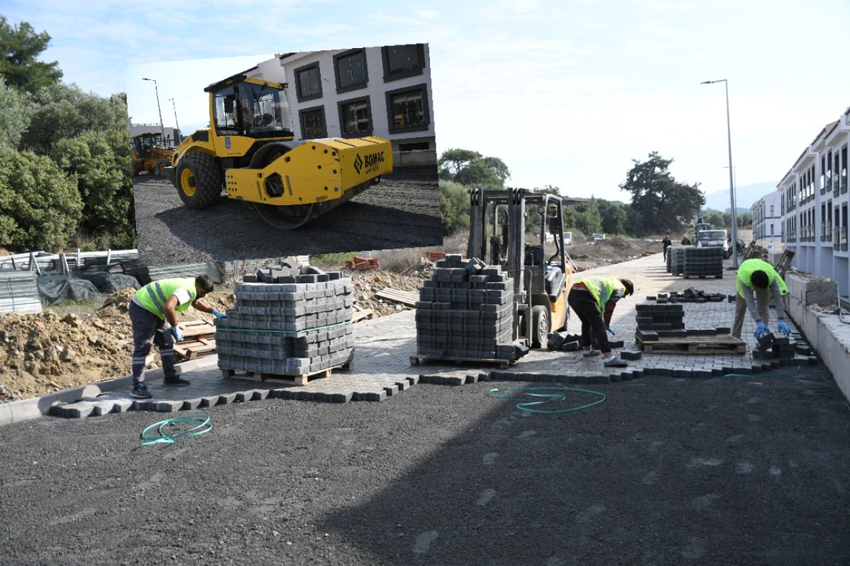 KUŞADASI BELEDİYESİ’NDEN CAFERLİ MAHALLESİNE 25 BİN METREKARELİK YENİ YOL..