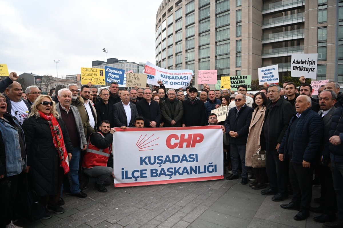 BAŞKAN ÖMER GÜNEL’E ÇAĞLAYAN ADLİYESİ ÖNÜNDE GÜÇLÜ DESTEK