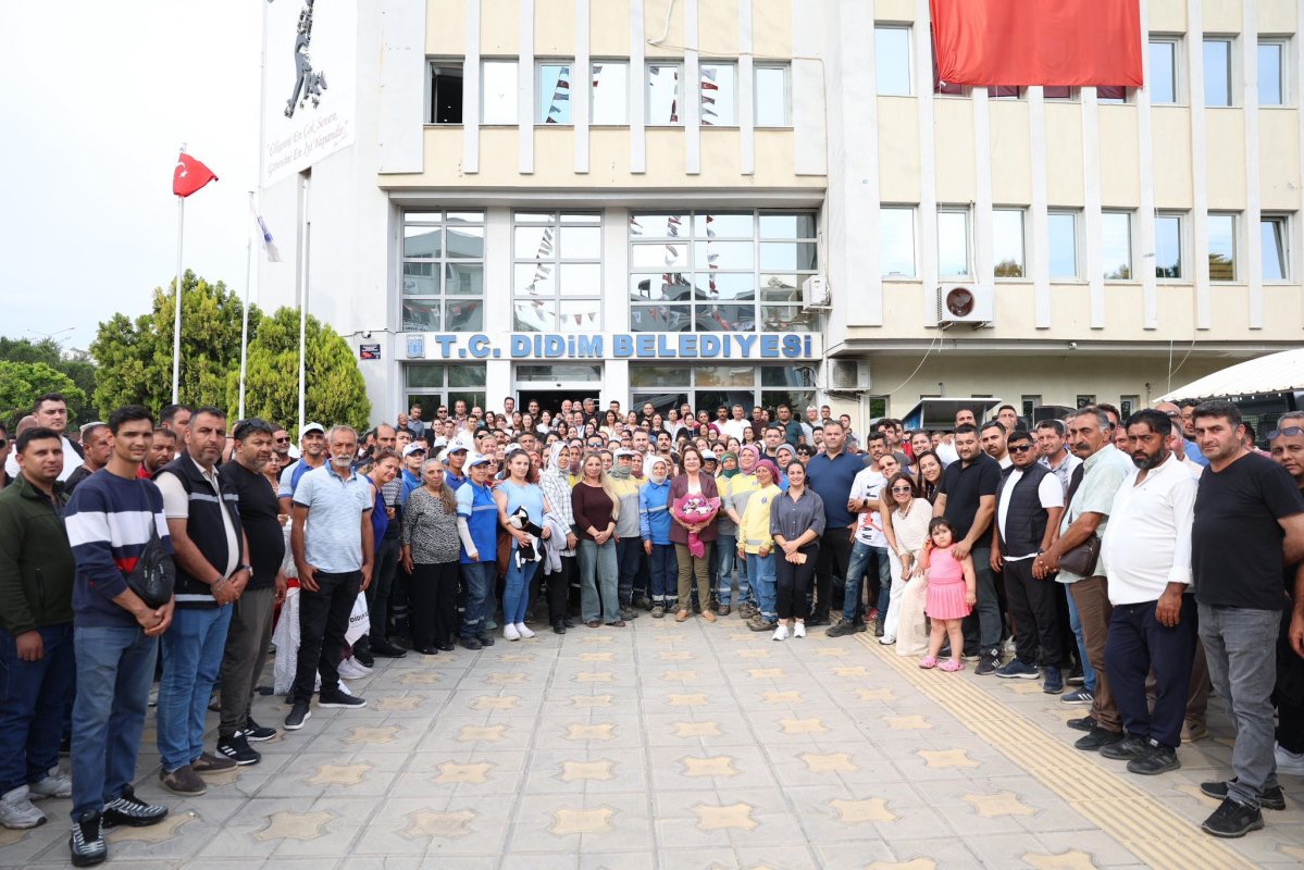 DİDİM BELEDİYESİ BAYRAMLAŞTI..