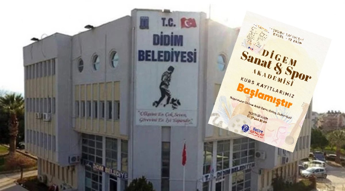 DİDİM BELEDİYESİ DİGEM SANAT VE SPOR AKADEMİSİ’NDE KURS KAYITLARI BAŞLADI..