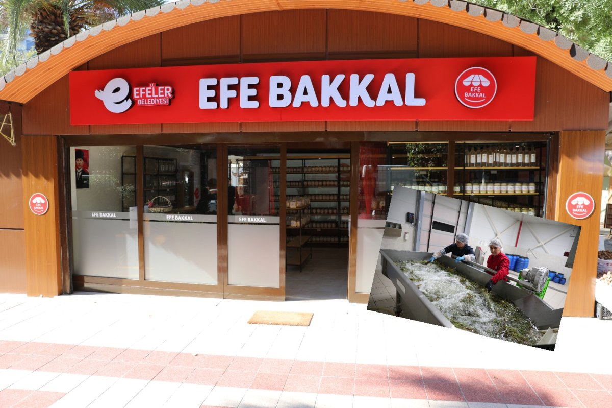 EFELER'İN FABRİKASINDA  EGE OTLARI TEZGÂHA İNDİ..