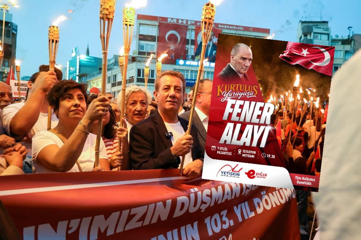 EFELER’DE KURTULUŞ COŞKUSU FENER ALAYIYLA TAÇLANACAK..