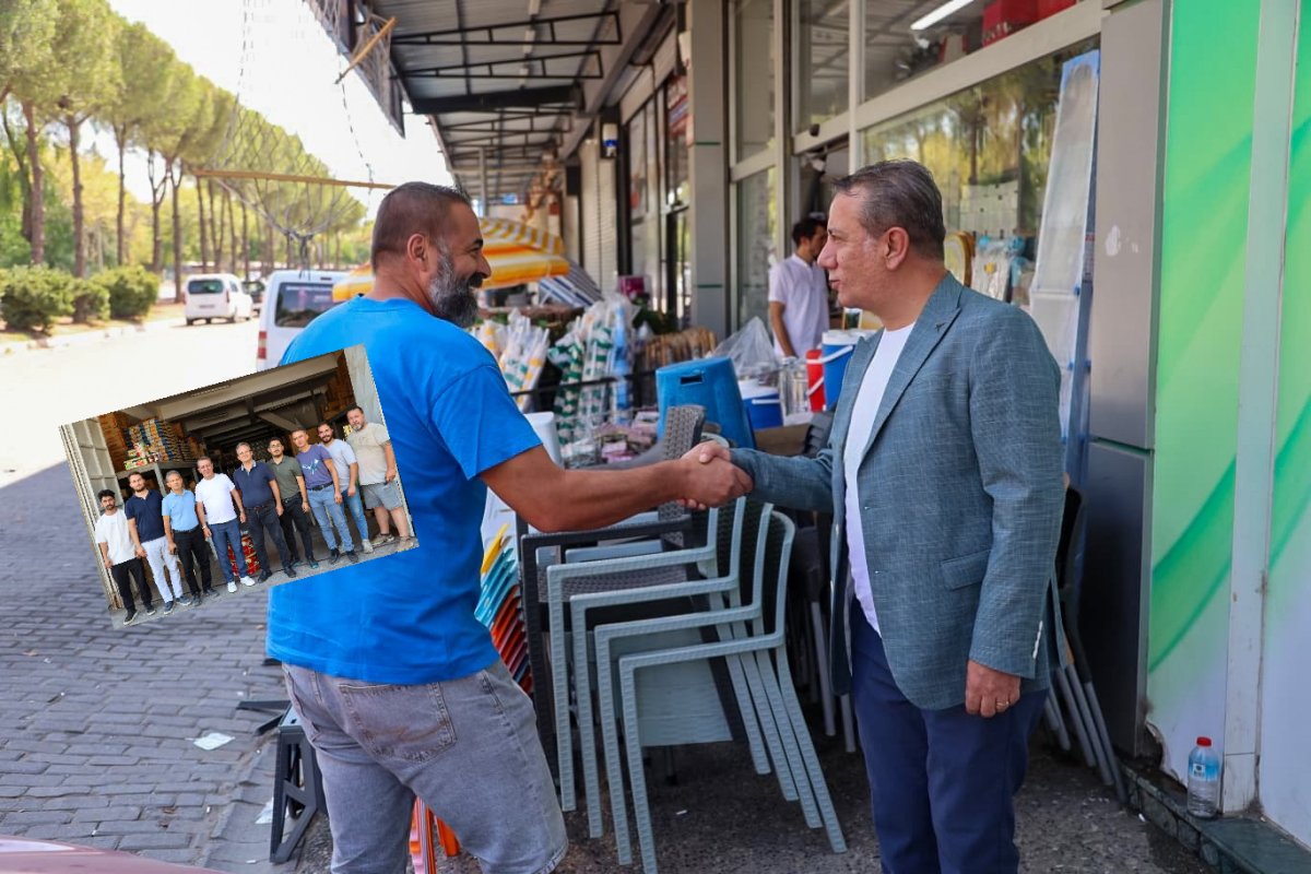 BAŞKAN YETİŞKİN'DEN GIDA ÇARŞISI ESNAFINA ZİYARET..