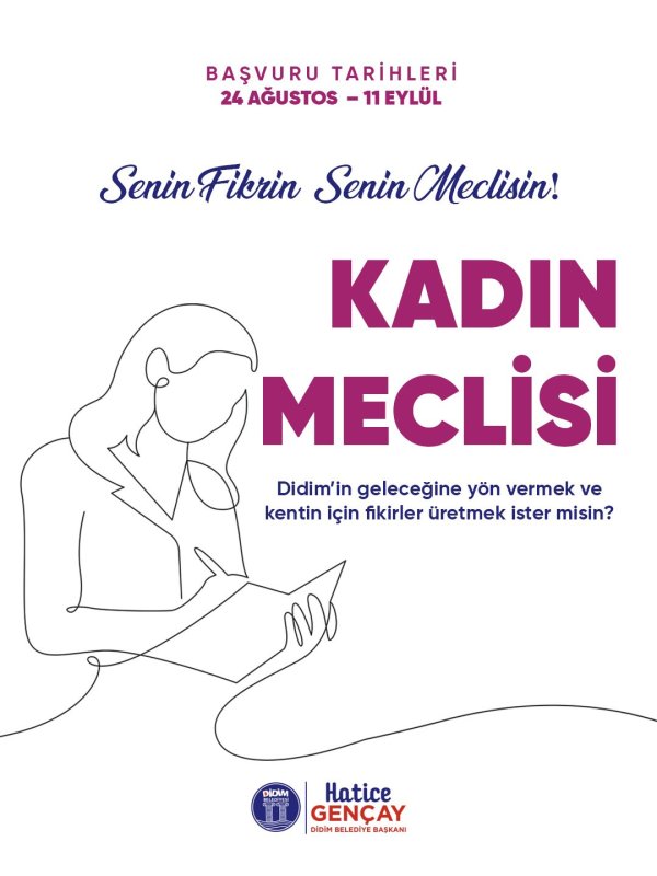 DİDİM BELEDİYESİ KADIN MECLİSİ’NDE YENİ DÖNEM BAŞLIYOR..