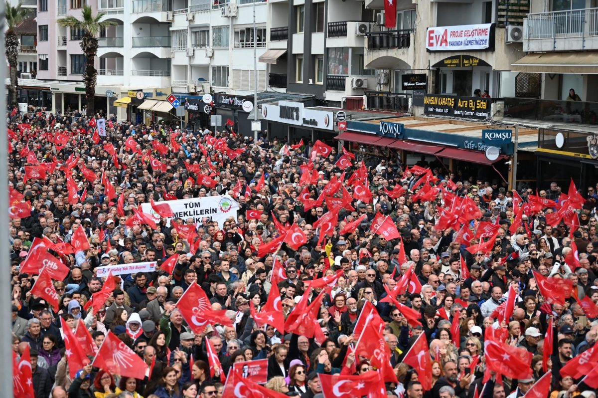 GENEL BAŞKAN ÖZEL SORDU, KUŞADASI 'ÖMER GÜNEL'İ' HAYKIRDI..