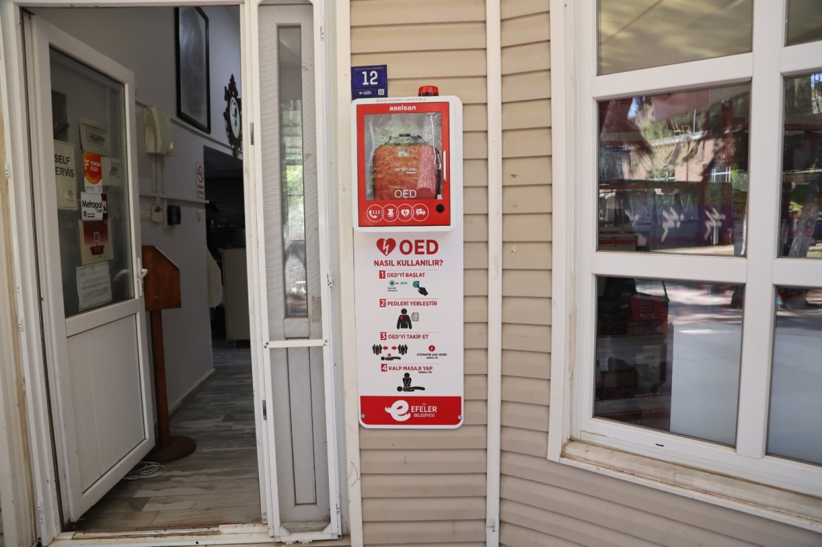 BAŞKAN YETİŞKİN HAYAT KURTARAN OED  CİHAZLARINI 8 NOKTADA HİZMETE SOKUYOR