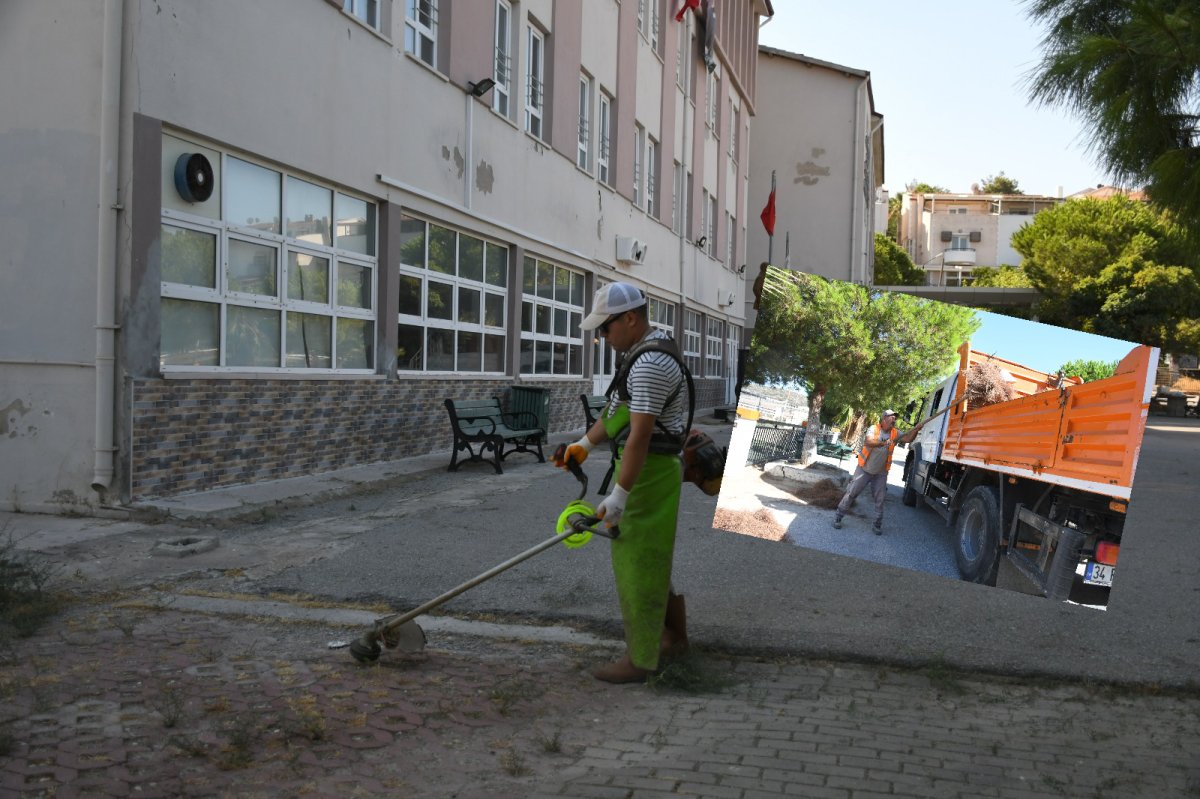 KUŞADASI BELEDİYESİ OKULLARI YENİ EĞİTİM YILINA HAZIRLIYOR..
