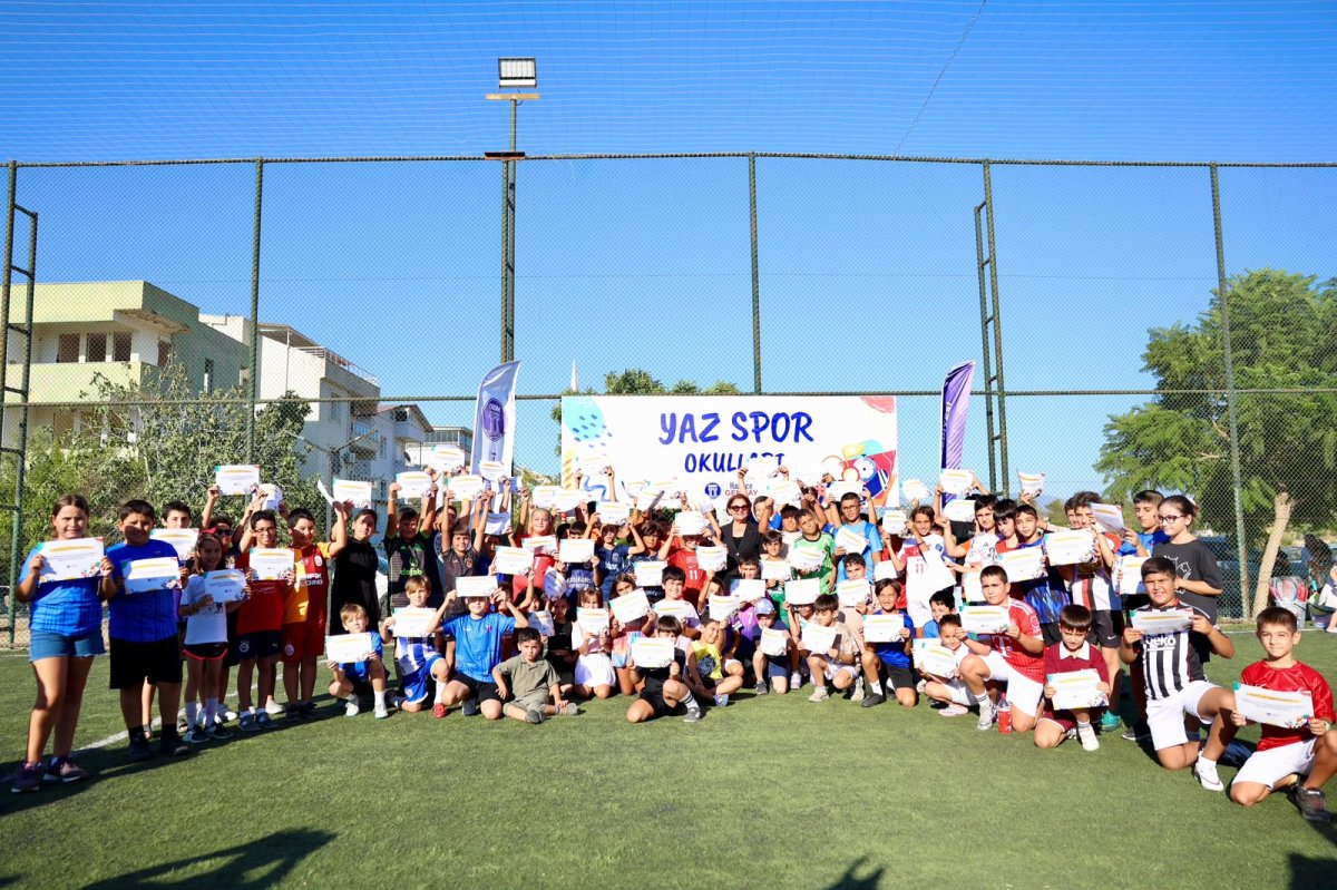 DİDİM’DE ÇOCUKLAR SPORLA DOLU BİR YAZ GEÇİRDİ..